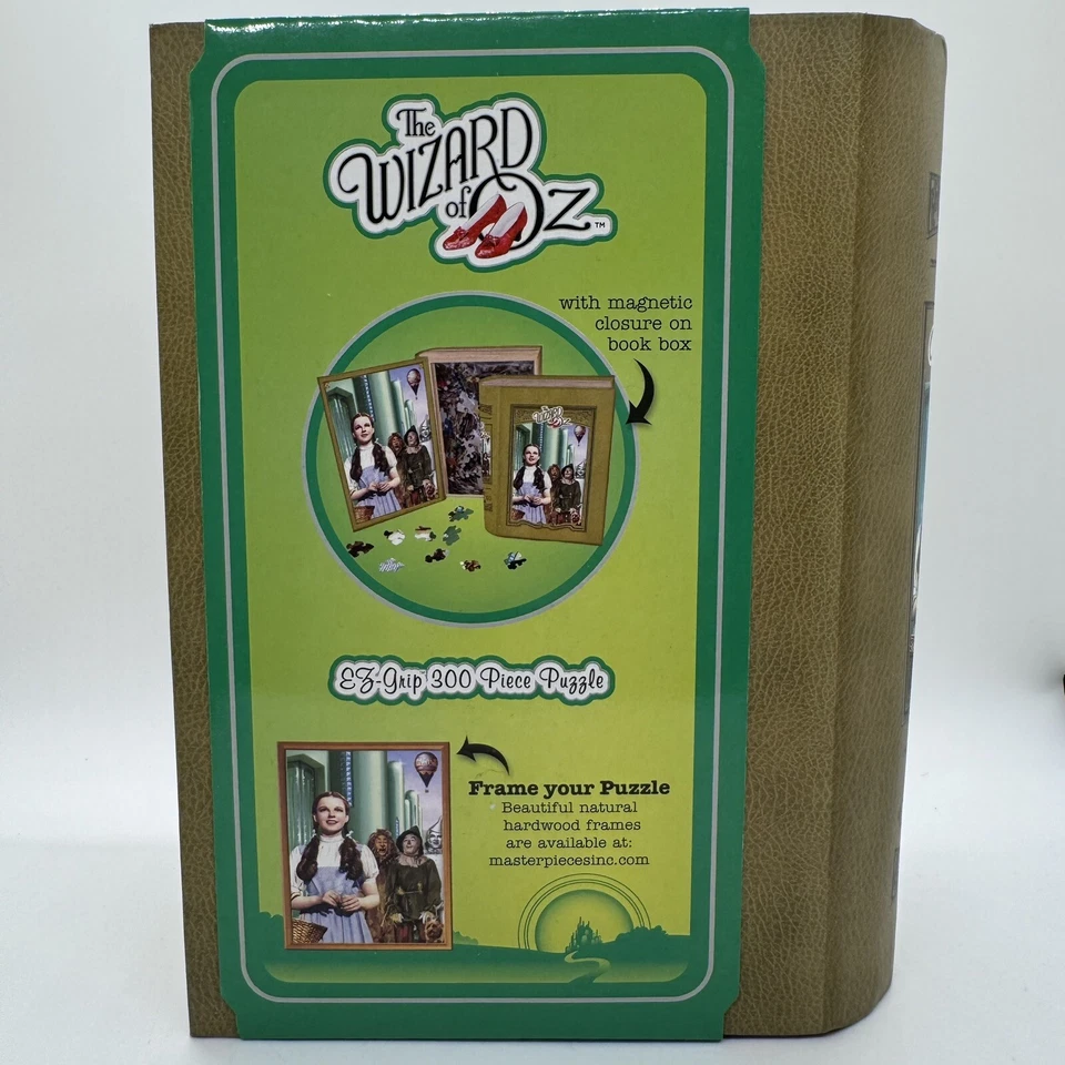 Rompecabezas de 300 piezas maestras El Mago de Oz estilo caja de libros 75 aniversario Foto 3 de 4