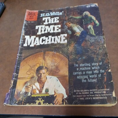 THE TIME MACHINE FOUR COLOR NO.1085 1960 ALEX TOTH art h.g. wells silver age key