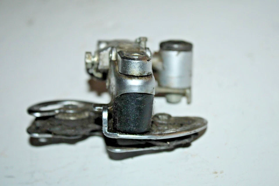 Huret Allvit 复古后变速器 中号 Reach 5/6 银色 旅游 美国托运人 — 第 3/4 张图片