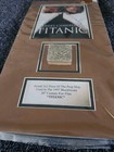 "Titanic" Custom Matted Movie Display with Actual Piece of Prop Ship  - W/COA — photo 2