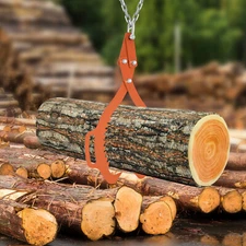 25 in Claw Hook Log Lifting Tongs Heavy Duty Grapple Timber Claw 1000kg/2200lbs