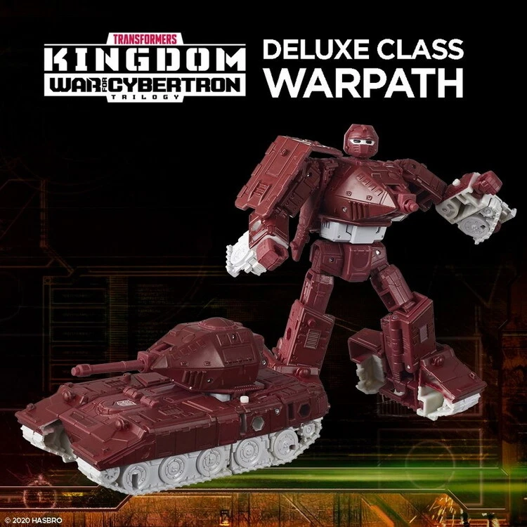 Figura de acción Transformers Warpath Hasbro Kingdom War for Cybertron juguete en stock Foto 2 de 4