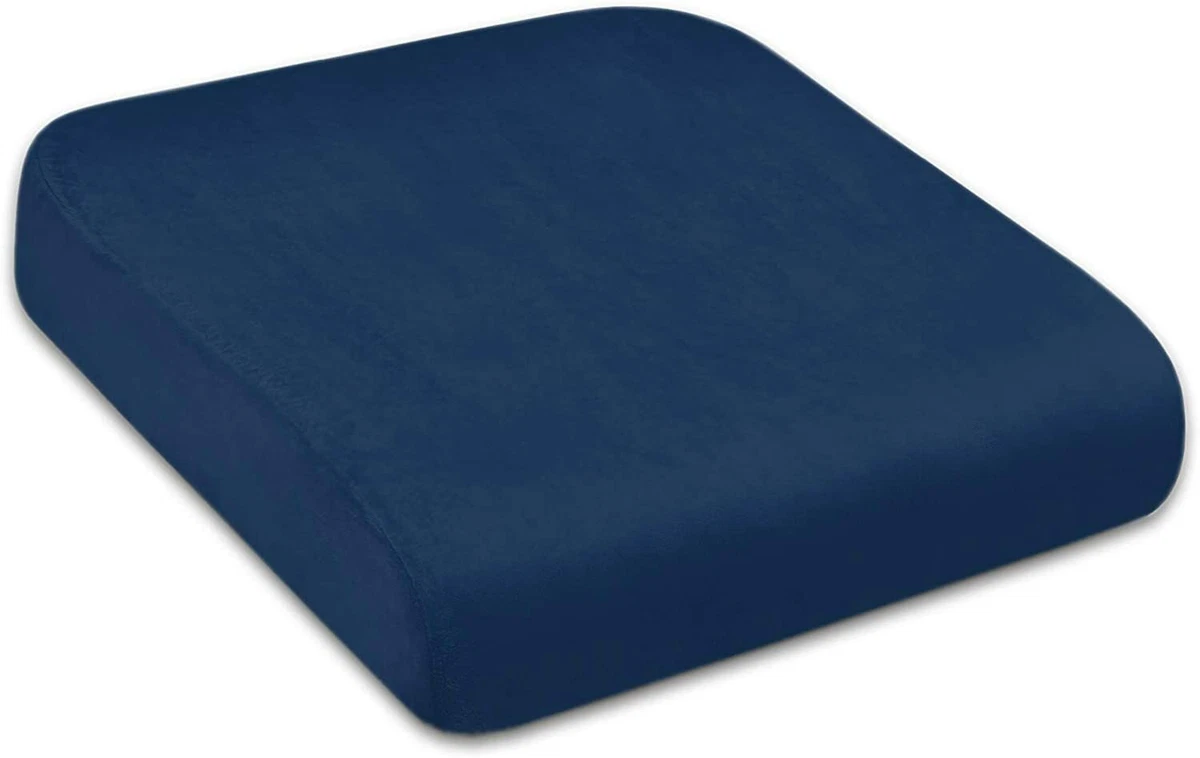 Comfysure Extra Large Seat Cushion Pad for Bariatric Overweight Users - Medium-Firm Memory Foam Chair Support Pillow for Wheelchair, Office & Car