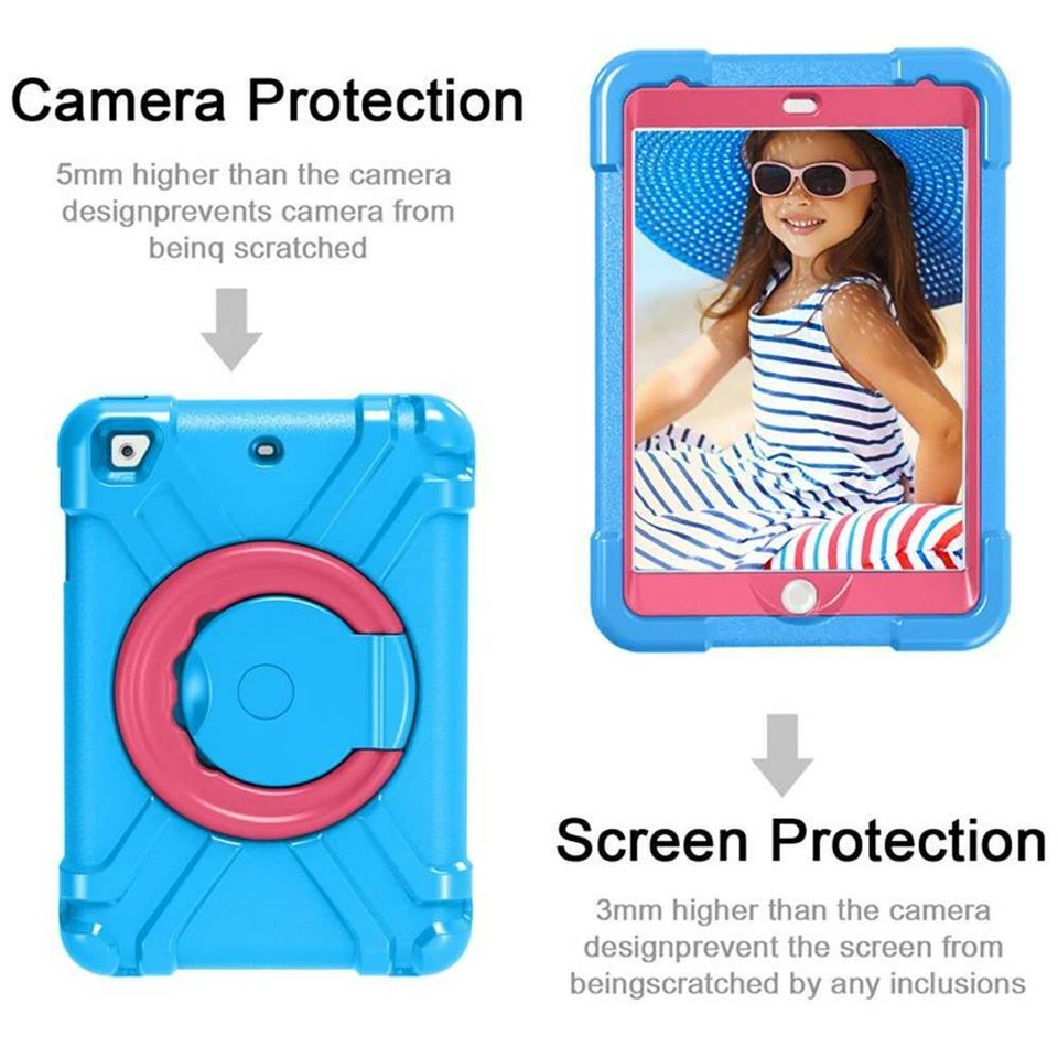 Hybrid Kids Heavy Duty Cover Shockproof EVA Case For iPad mini 2 4 7.9/ Air2 9.7 - Image 3 of 4