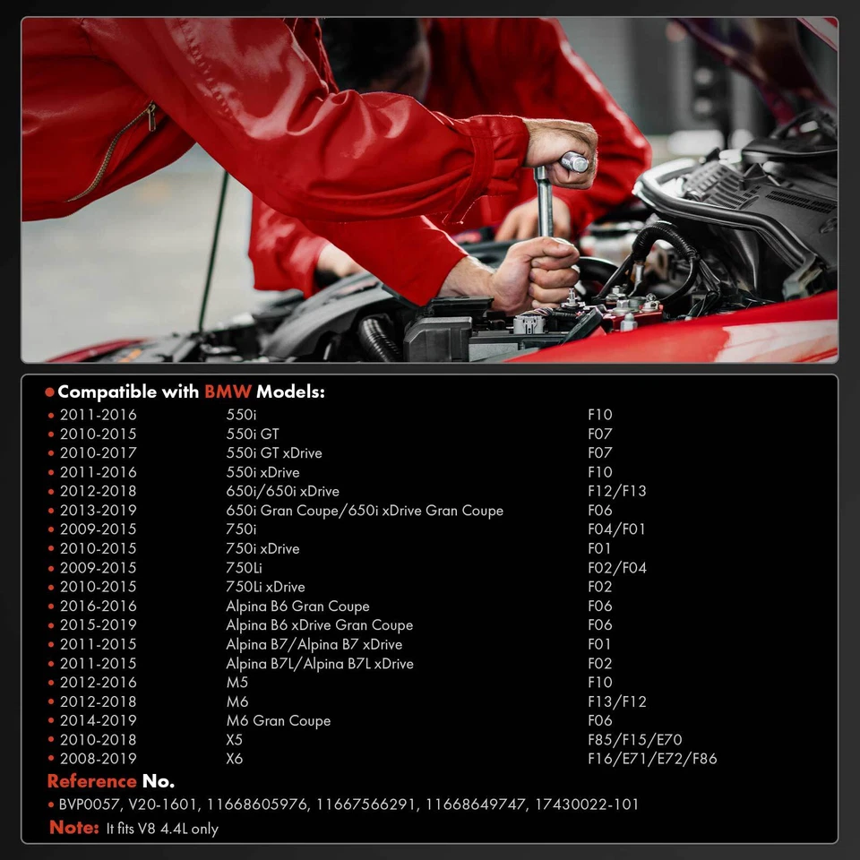 Vacuum Pump for BMW 550i 2011-2016 650i 12-18 750i M5 M6 X5 X6 Alpina B7 V8 4.4L - Image 2 of 4