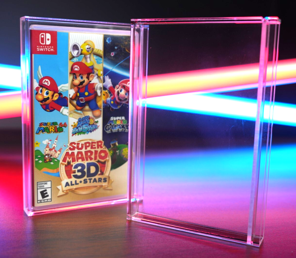 Acrylic UV Protected Video Game Display Case- N64, NES, Xbox ...