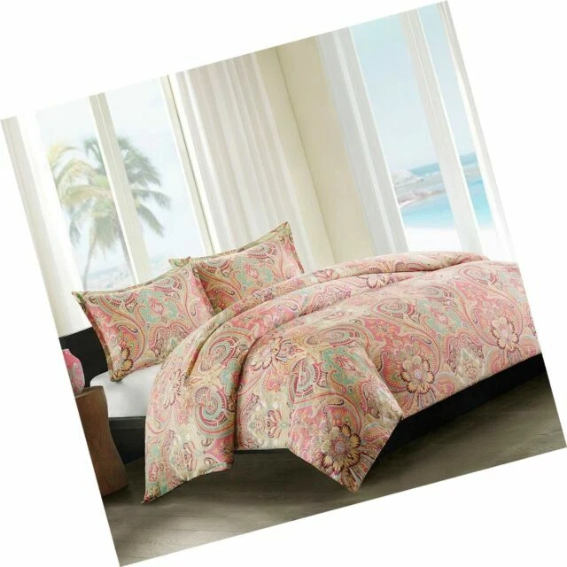 Satén de algodón ECHO Floral Fundas de edredón y Juegos de Cama