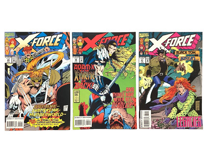 Marvel Comics X-FORCE #29, 30, 31. Run Lot Bundle 1993 (3 Issues)