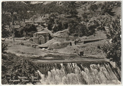 FARA S. MARTINO - CHIETI - SORGENTE FIUME VERDE - VIAGG. -62054-