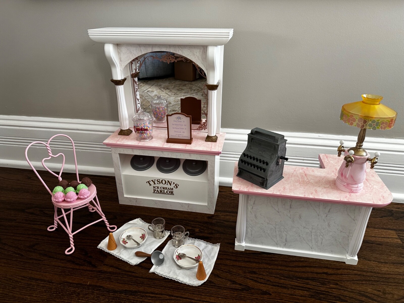 American Girl Doll Samantha Tysons Ice Cream Parlor RARE Retired 2016 VGUC eBay