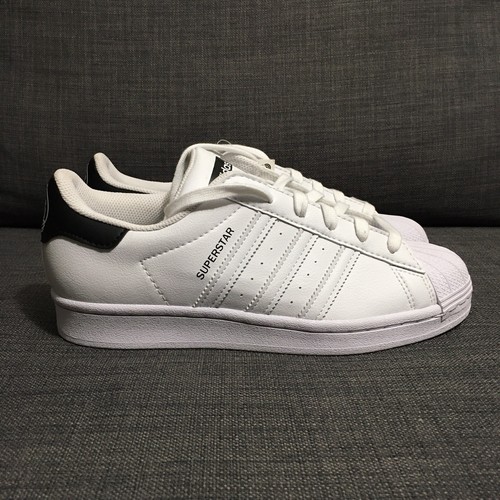 Adidas Superstar White/Black Youth Size 
