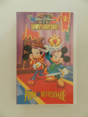 VHS Video Kassette Der Prinz und der Bettelknabe Walt Disney Mini Klassiker