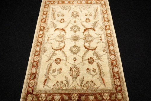 Orient Teppich Ziegler 180 x 123 cm Zigler Beige Rot Floral Handgeknüpft Carpet - Bild 4 von 10