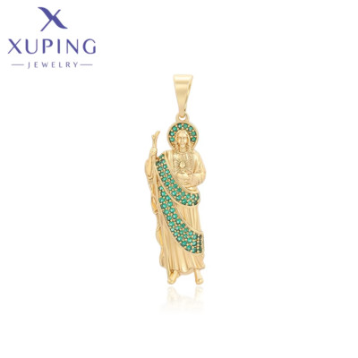 Xuping Jewelry New Trendy Religion Charms Pendant Necklaces with Stone Women 78