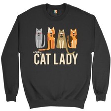 Crazy Cat Lady Sweatshirt Mother's Day Cat Lover Kitten Kitty Crewneck