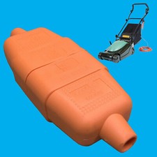 4X 10A Cavo Esterno Arancione A 3 Pin Connettore Maschio Femmina