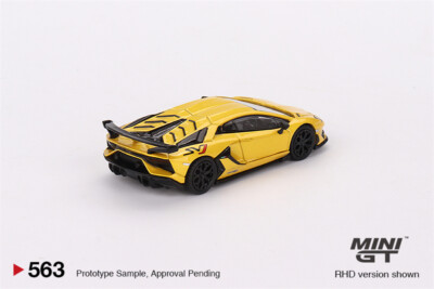 MINI GT 1:64 Aventador SVJ New Giallo Orion LHD Diecast Model Car