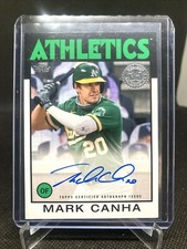 2021 Topps Update 1986 Baseball Auto Mark Canha New York Mets #86B-MC (A)