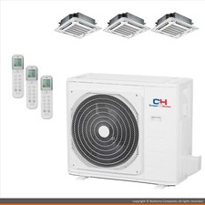 Cooper & Hunter Mini Split Ac Heat Pump Ductless 3 Zone 9000 9000 18000 Btu