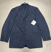Claiborne Dark Navy Blue Soft Sport Coat Blazer 42R New With Tags 155