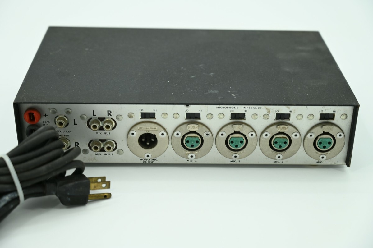 【ヴィンテージ】Shure M68 マイクミキサー 1960年代　ジャンク扱い Shure M68, 4 Channel Microphone Mixer, Vintage Unit | eBay