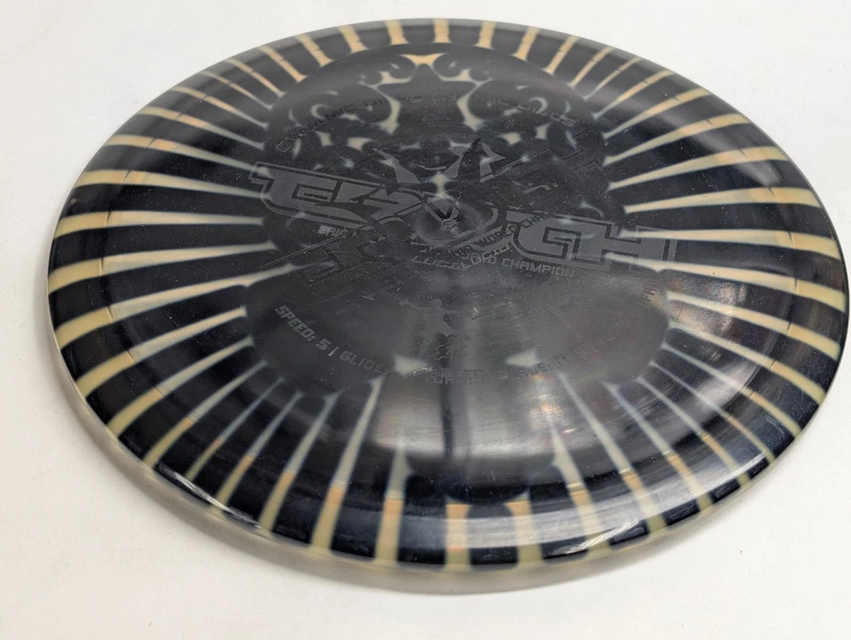 Dynamic Discs X-OUT Lucid Truth 180g Yellow PFN Old Run Midrange Dyed - Image 3 of 4