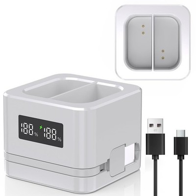 For Ring Battery Charger with LED Display  Compatible with for Ring Devices