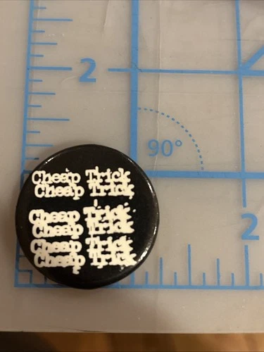 New ListingCheap Trick ~Vtg 1980s Concert Button Pin badge 1 1970s vintage concert t-shirt, vintage, single stitch, B+ condition