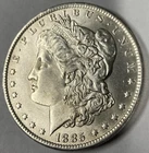 (B) 1885 - O SILVER BU MORGAN DOLLAR 1$