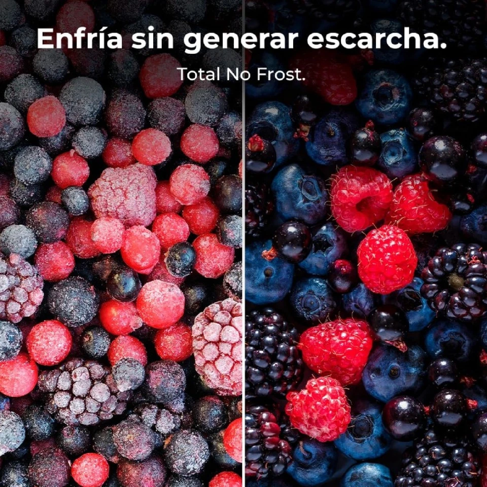 Frigorífico semi-integrables 4 puertas Bolero CoolMarket SBS 436 SBI Inox E Cec - Imagen 3 de 4