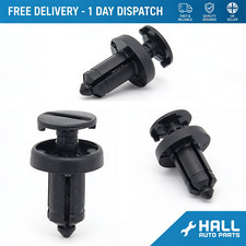 10x Fiat Croma & Abarth 500 Scuttle Panel Plastic Trim Clips- Fit a 6.5mm hole