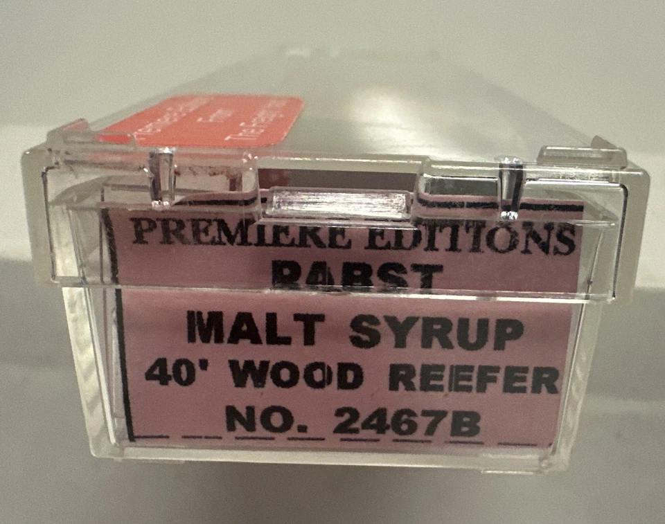 The Freight Yard N Scale Pabst Malt Syrup Beverages 40' Wood Reefer Car #91007 - Image 4 of 4