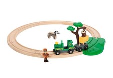 BRIO World - 33720 Safari Railway Set - Imaginitive Wooden Toy Train Set for ...