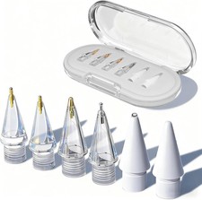 Upgraded Replacement Tips for Apple Pencil Pro/1st Gen/2nd Gen/USB-C with Storag