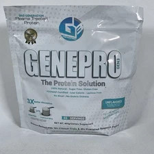 Genepro Unflavored Protein Powder - New Formula - Lactose-Free Gluten-Free