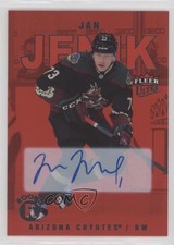 2021 Fleer Ultra Rookies Red Rainbow Foil 94/99 Tier 1 Jan Jenik #246 Auto o1m