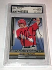 Mike Trout MVP 2011 Bowman Brightest #BBR6 Authentic Autographed Card - PSA/DNA