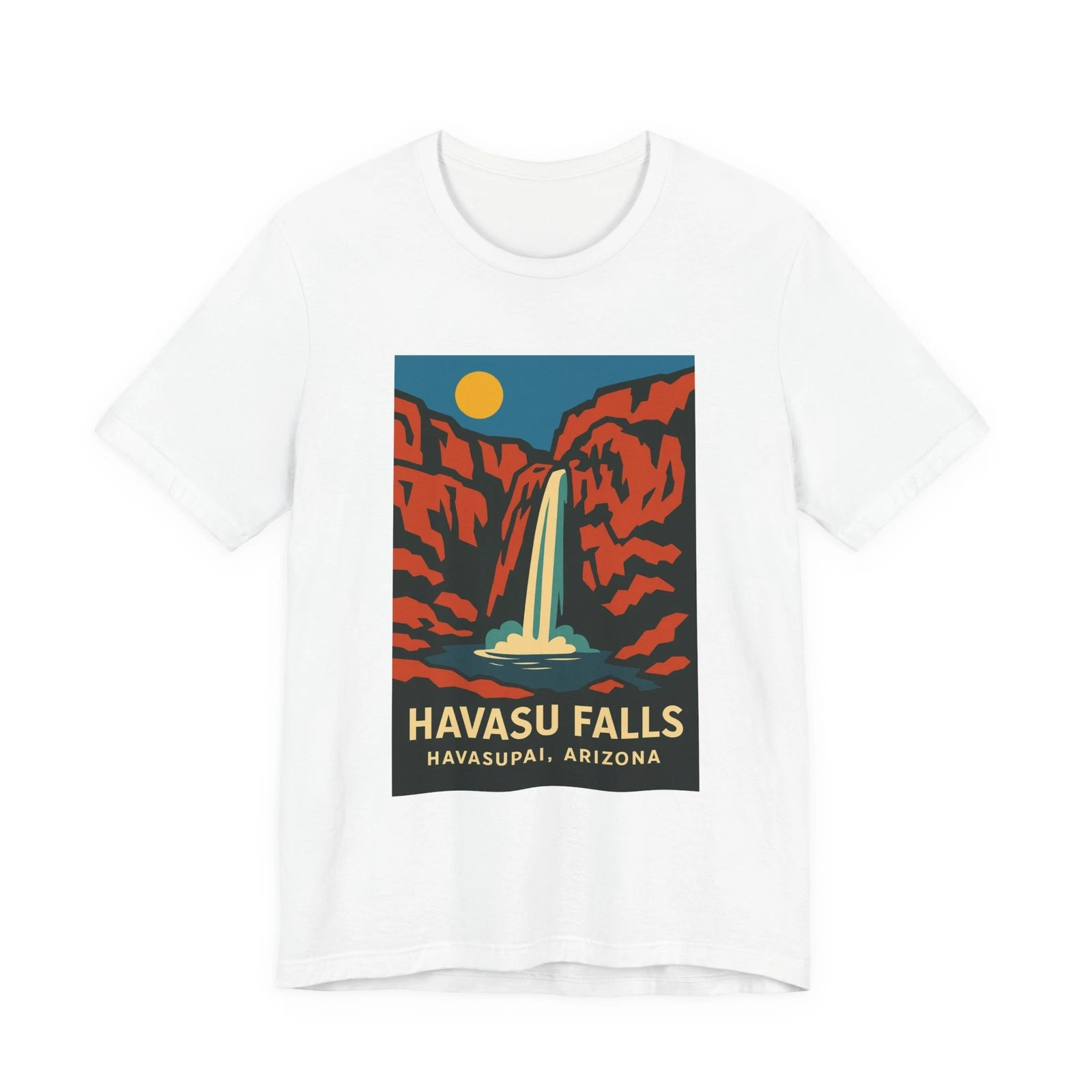 Havasu Falls T-Shirt Havasupai Arizona Vintage Retro Travel Tee