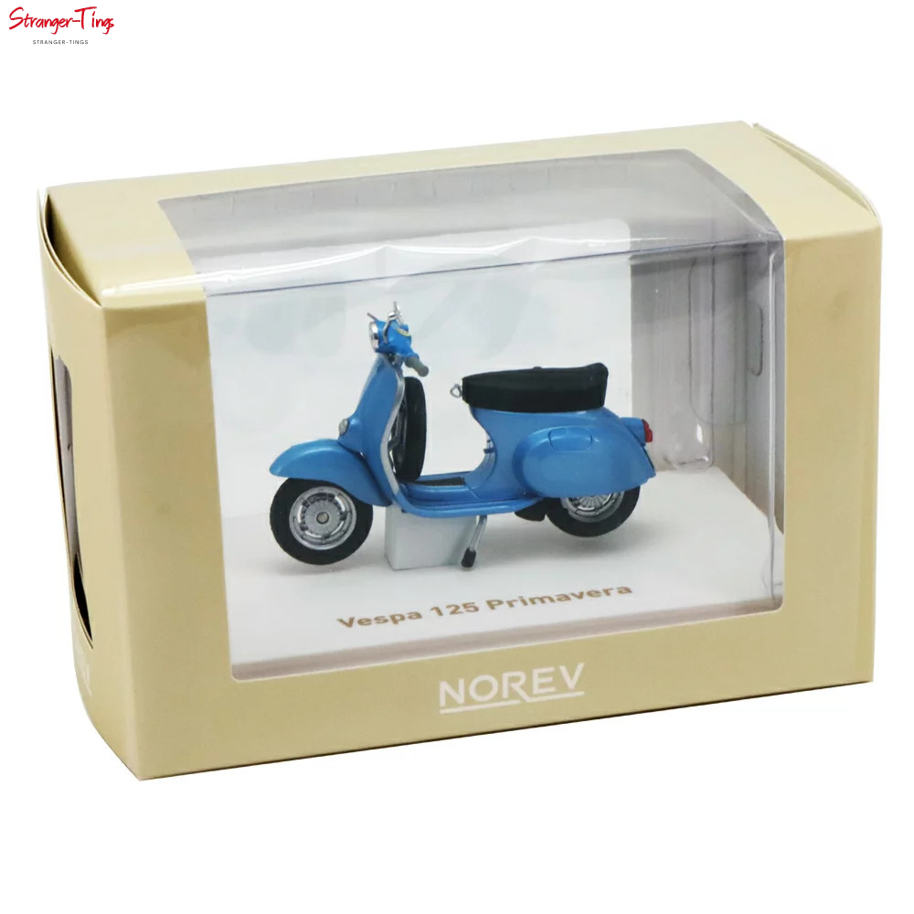 Vespa 125 Primavera Piaggio Moto 1967-76 Blue Metallic 1 18 Norev