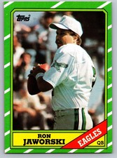 1986 Topps #269b Ron Jaworski