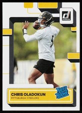 2022 Donruss Chris Oladokun #376 FOOTBALL CARD Rookie Pittsburgh Steelers RC