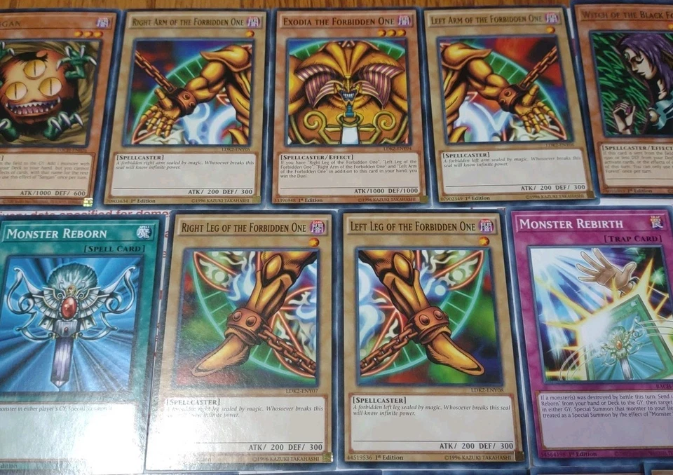 Yu-Gi-Oh Cards EXODIA THE FORBIDDEN ONE Deck Core Collectable Trading Card Game. - Image 3 of 4