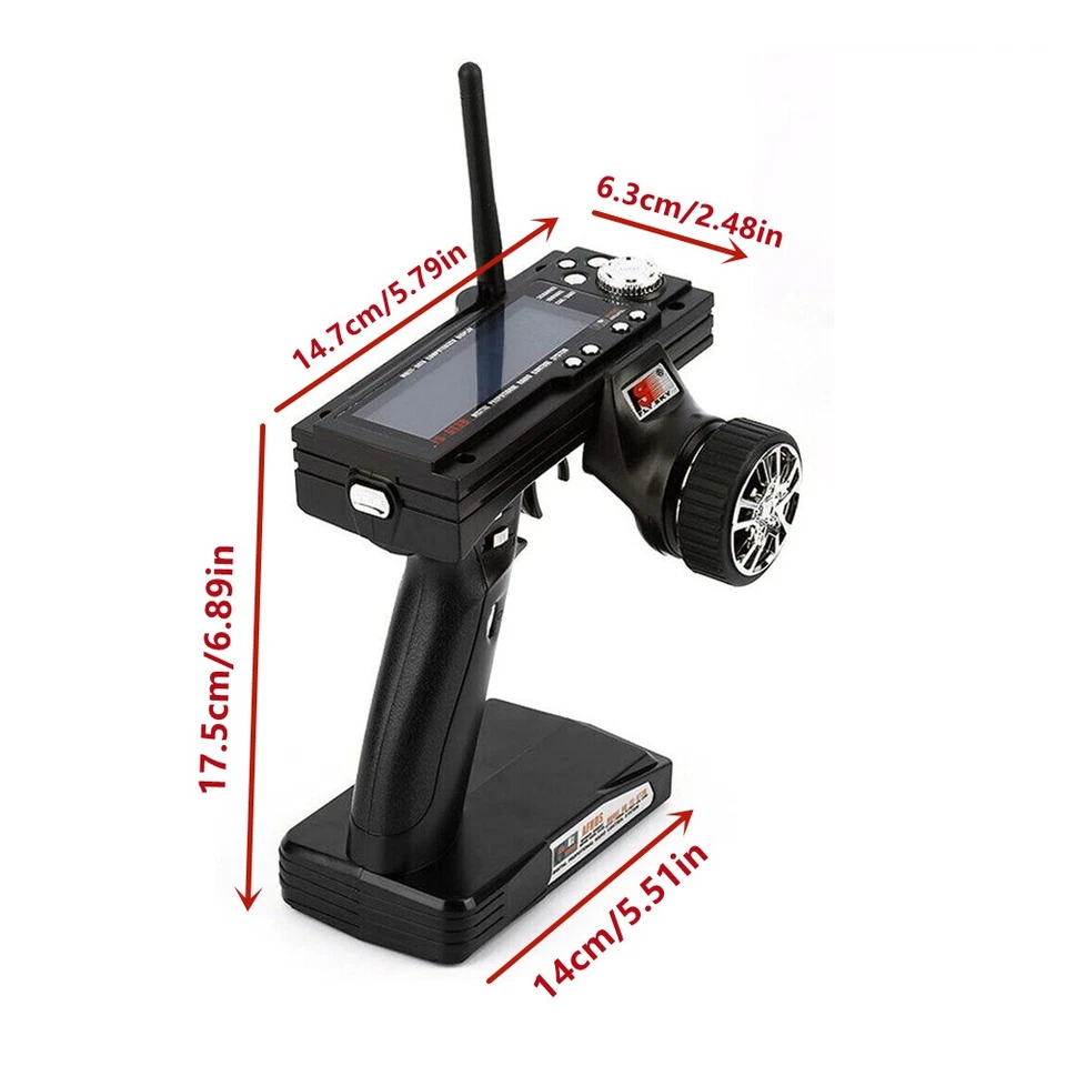 Flysky FS-GT3B Transmitter And One Receiver 3CH Fits RC Car Boat Remote Control - Image 2 of 4