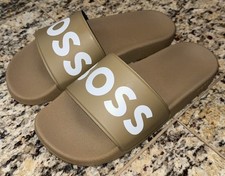 HUGO BOSS Italian-Made Aryeh Slide Mens Slides 7-12 Sandals Shoes AUTHENTIC NEW