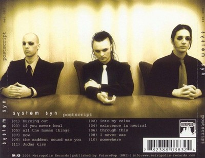 SYSTEM SYN - POSTSCRIPT NEW CD