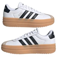 Adidas  VL Court Bold 'White Black Gum' / IH3083 / Women's Size 7.5 NEW