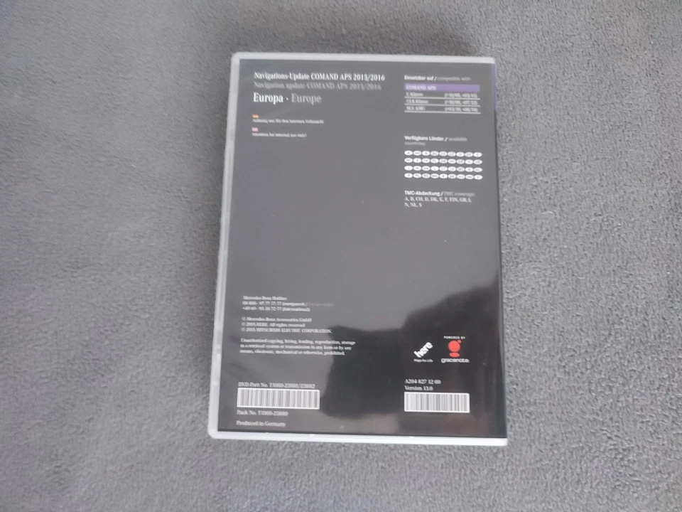 DVD Navigation Mercedes COMAND APS NTG4 EUROPA 2015/2016 GLK X204 C-Klasse W204 - Bild 4 von 4