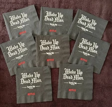 WAKE UP DEAD MAN: A KNIVES OUT MYSTERY 2025 eight napkins from Netflix