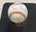 Ernie Banks signed auto MLB baseball with nickname Mr Cub