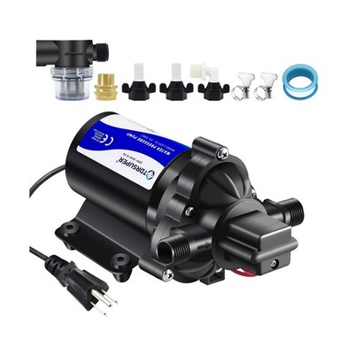 Self-Priming Water Transfer Pump 110V AC, 4GPM 45PSI High Pressure Booster Pu...